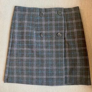 Fall Winter Thick Plaid Skort